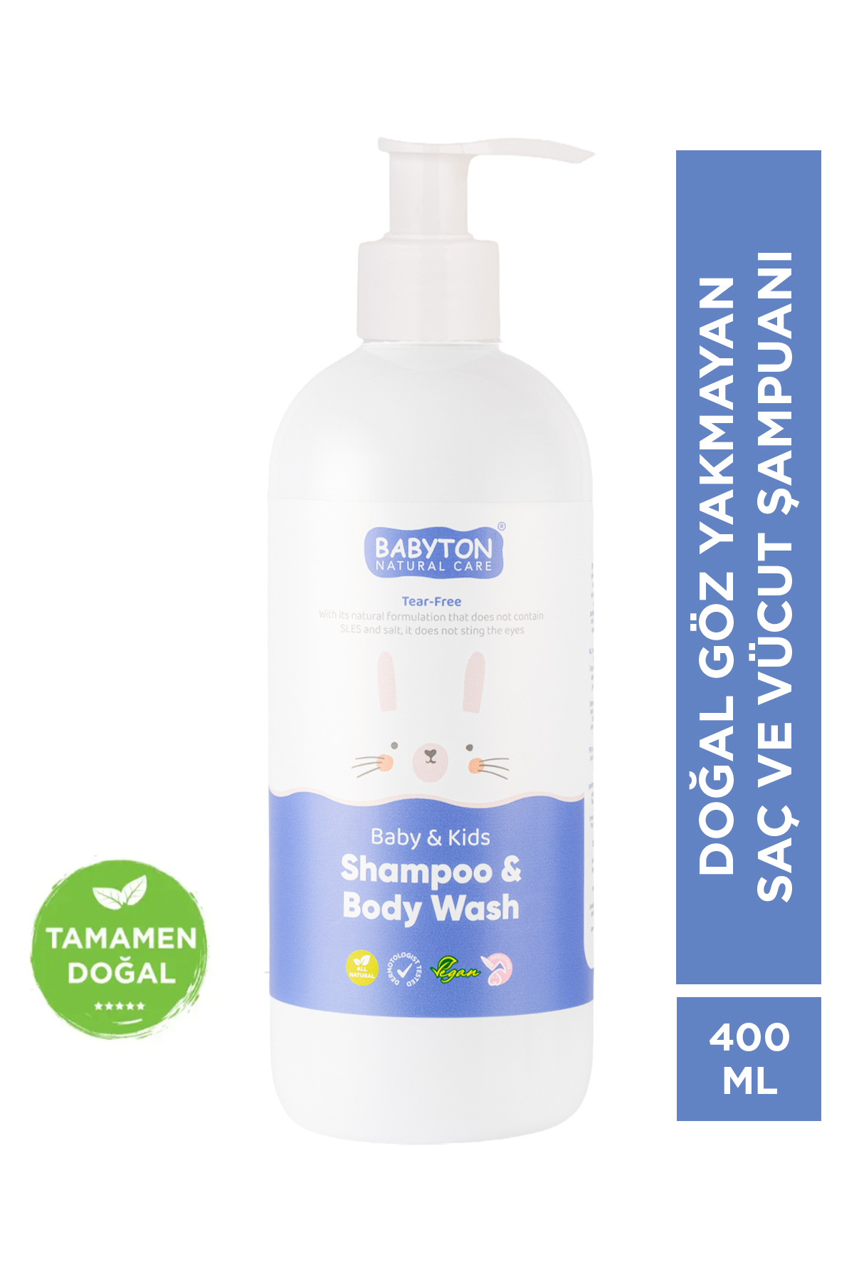 BABYTON Doğal Göz Yakmayan Saç ve Vücut Şampuanı 400 ml - Fiyatı, Yorumları