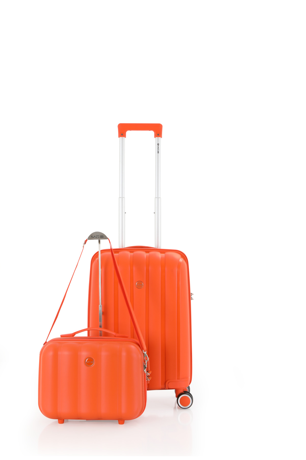 MÇS Polypropylene 2-Piece Suitcase Set Cabin & Makeup V305