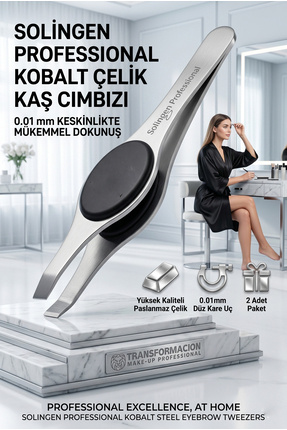 Transformacion Titanyum Çelik Cımbız Kaş Alma Cımbızı Tüy Alma Cımbızı Soling...
