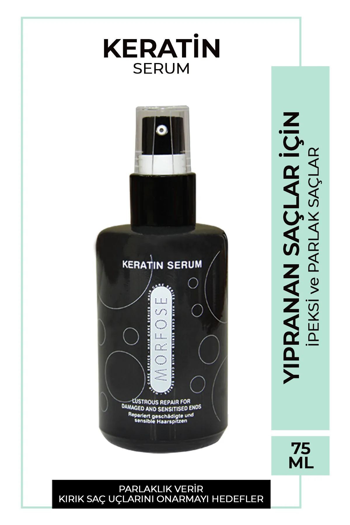 Morfose Keratin Saç Serumu 75 ML - Yıpranmış Saçlar için - mrfs — RYL-HMR24336