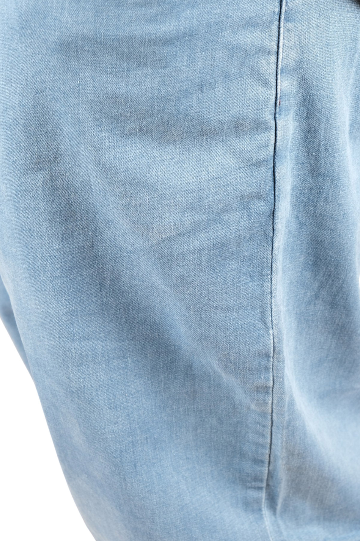 ModeXL Mode XL Büyük Beden Erkek Kot Pantolon Klasik 24900 Açık Mavi görsel 5