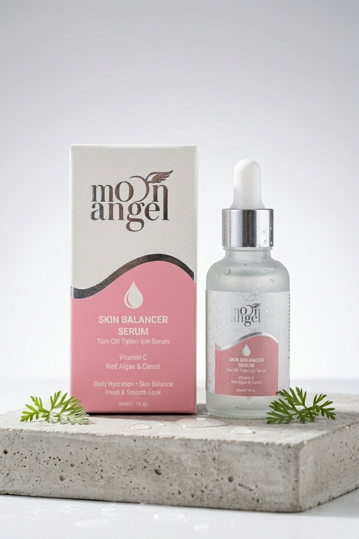 Skın Balancer Serum 30 ml Tüm Cilt Tipleri İçin Nemlendirici & Cilt Dengeleyici Yüz Serumu (Vitamin C + Kırmızı Alg) — görsel 6 · 8685218400358