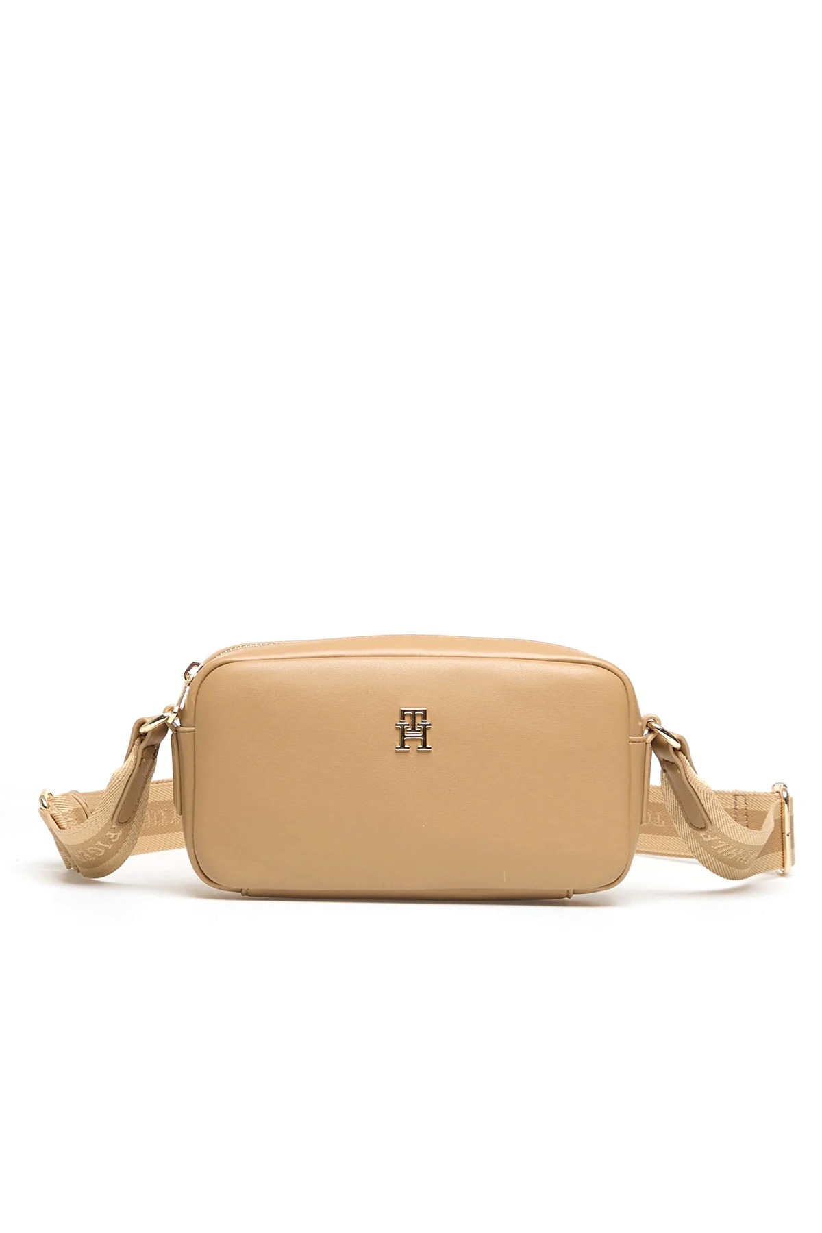 1_org_zoom Kadın Marka Logolu Günlük Kullanıma Uygun Omuz Çantası AW0AW18370 RBC Tommy Hilfiger تامی هیلفیگر اورجینال - تصویر 1