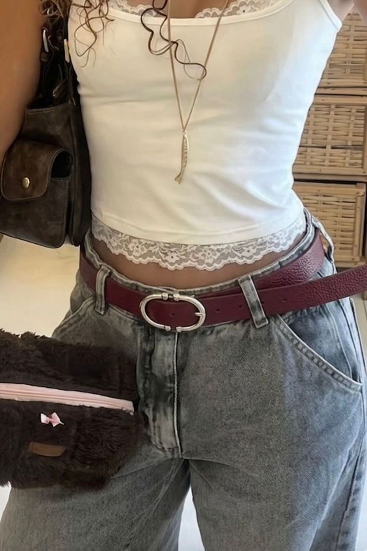 keisy Callia Gümüş Tokalı Kadın Kemer