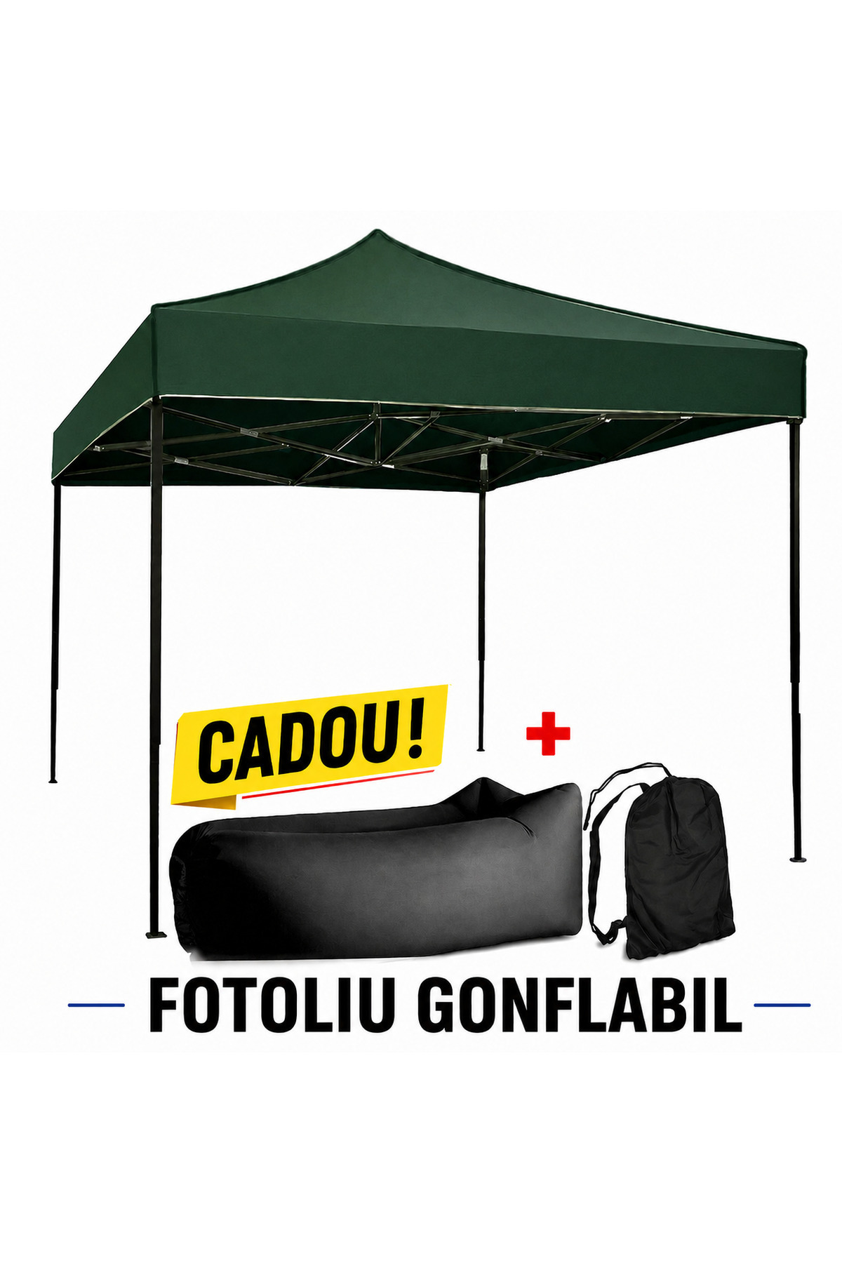Zâna Casei Foișor pliabil 3x3m – Se montează în 10 secunde! Scaun gonflabil G...