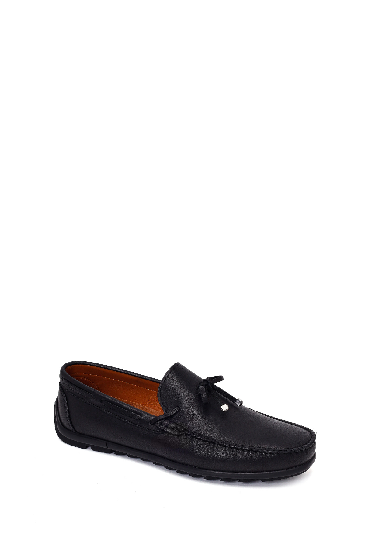 Derimod Erkek Siyah Deri Loafer 26SFD755618 görsel 8