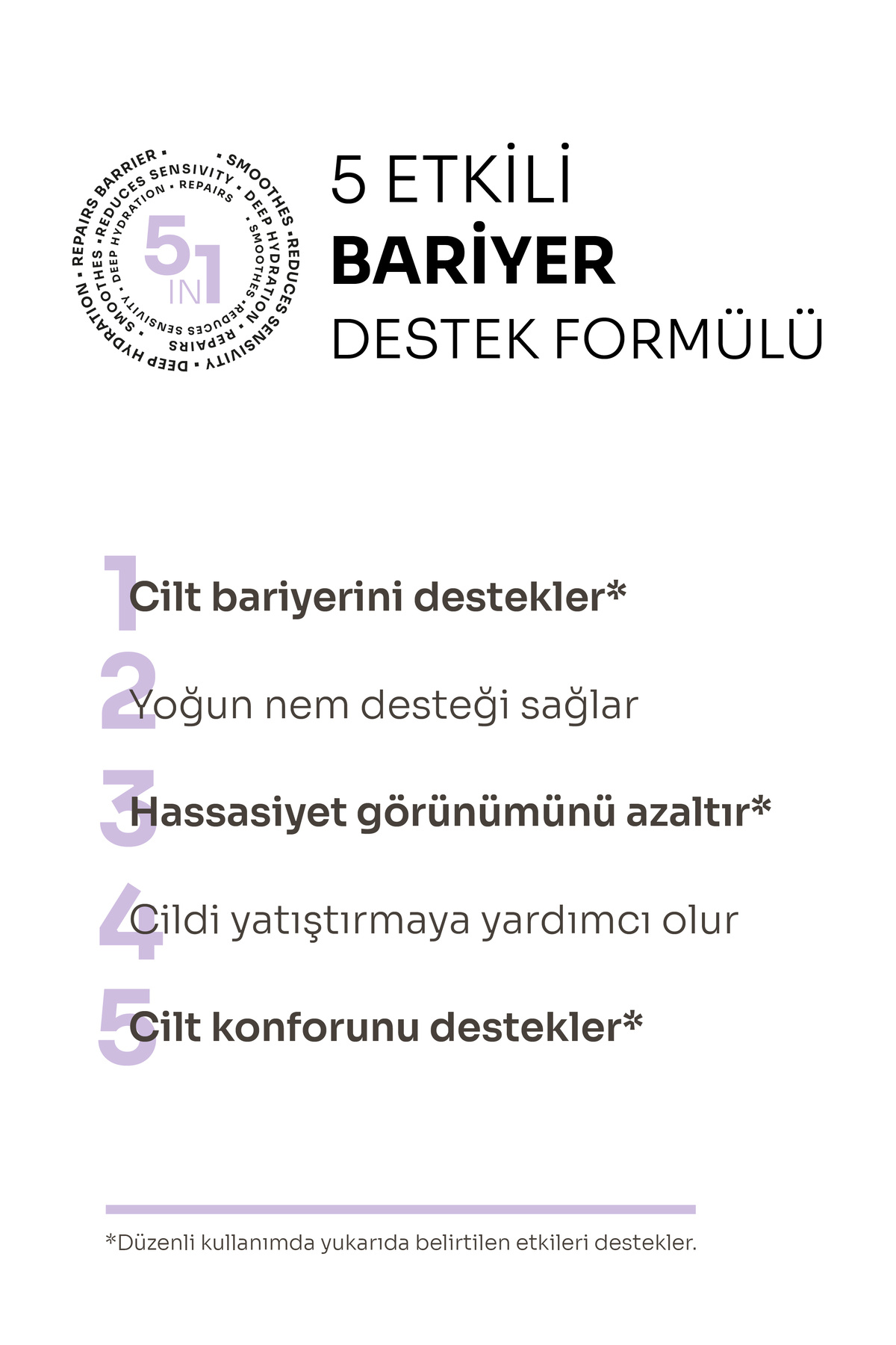 Cilt Bariyeri Onarıcı Serum | Ceramide ve Postbiyotik İçeren Nem Kaybını Önleyici Hassas Cilt Bakımı | 30 ml — REPAIR-SERUM — تصویر 3 از 8