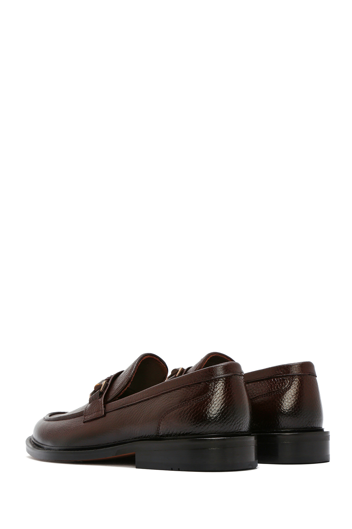 Derimod Erkek Kahverengi Tokalı Deri Ayakkabı, Klasik Loafer 26SFD6009FT görsel 6