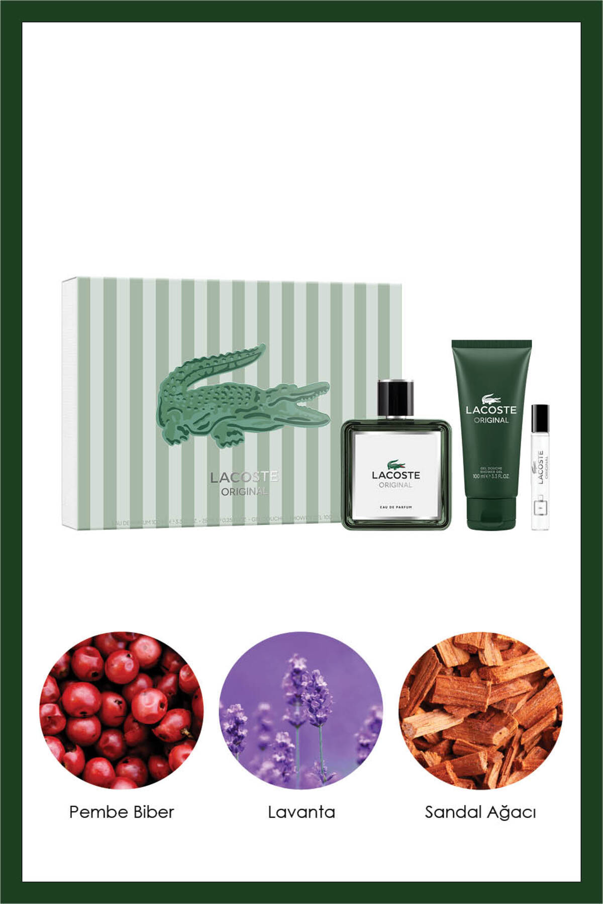 Lacoste Original EDP 100 ml Erkek Parfüm Set — 30276