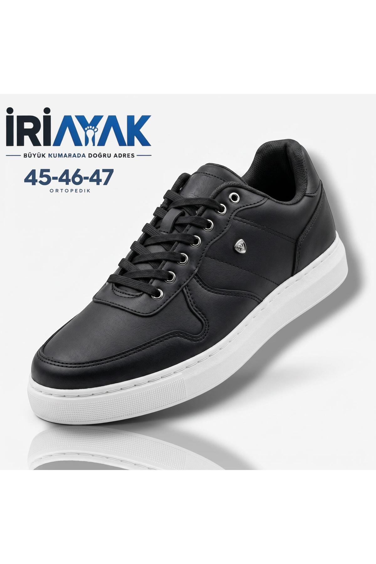 İriayak Büyük Numara 45-47 / Erkek Rahat Kalıp Casual Ayakkabı/ Erkek Sneaker - Günlük Kullanıma Uygun