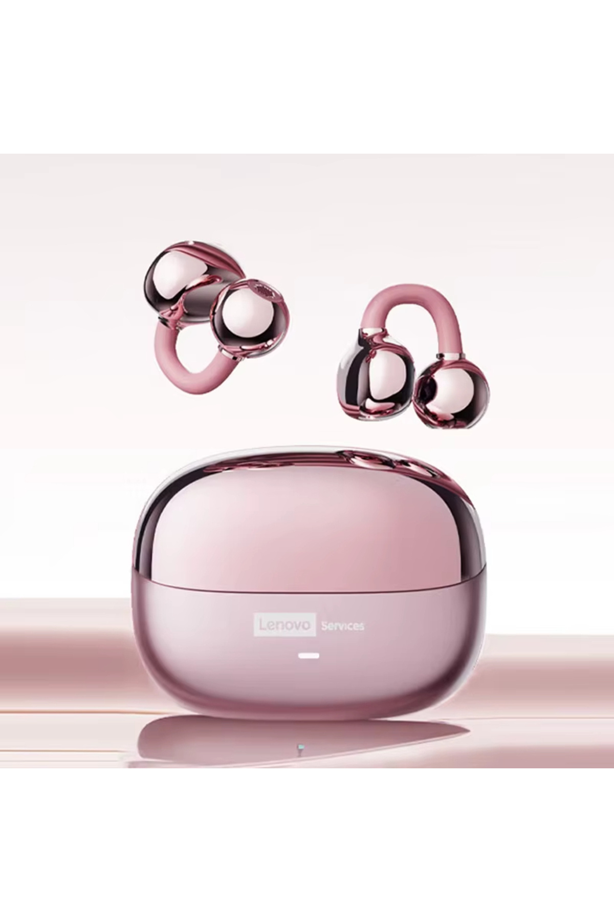 Choice8 Lenovo Pink Choice LE302 OWS Ear Clip Wireless Earphones Low Latency ...