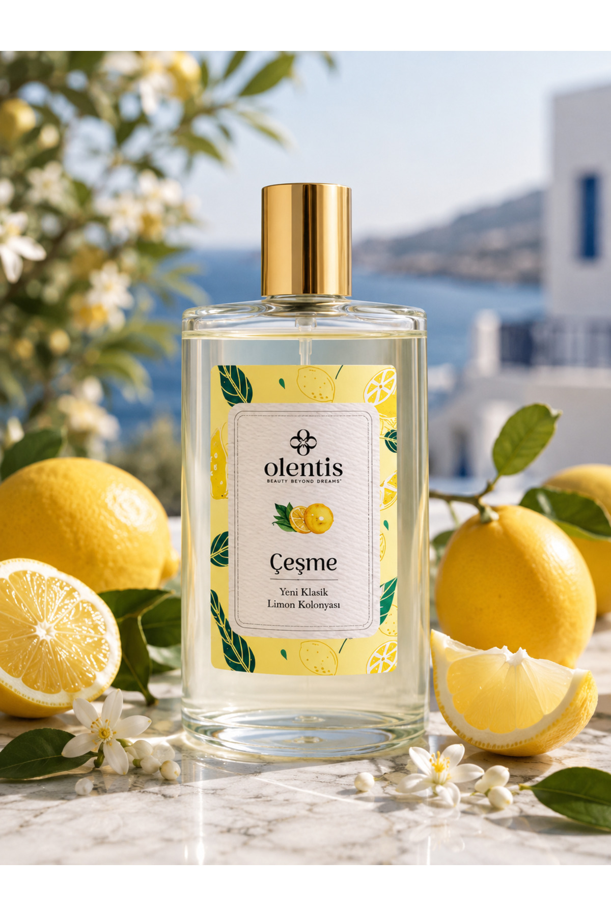 Çeşme Limon - Eau De Cologne - Cam Kolonya - 200 ml
