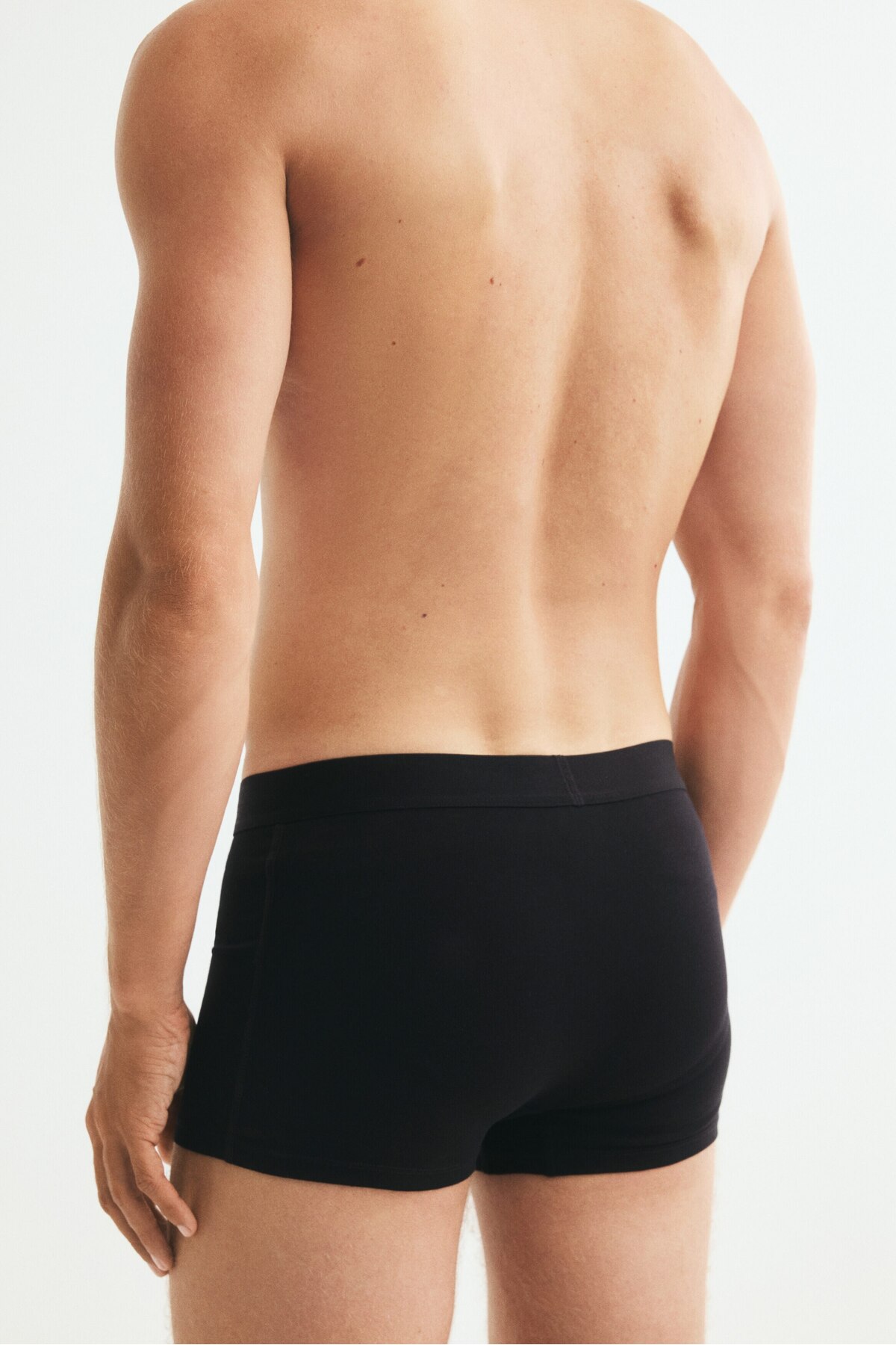 H&M 5'li Kısa Paça Boxer Şort Lycra® görsel 3