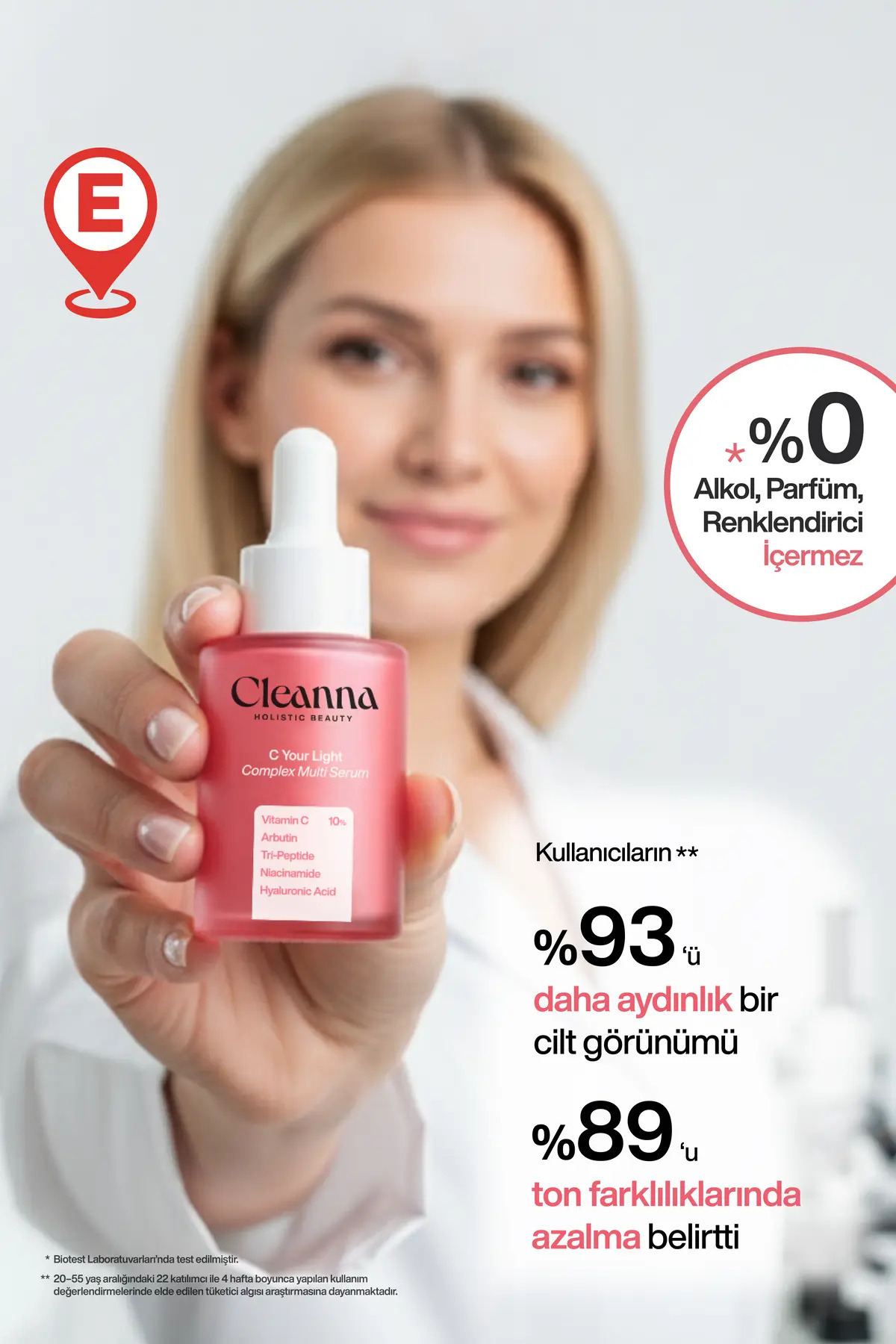 Leke Karşıtı Serum 30 ml | Aydınlatıcı C Vitamini Serumu | Cilt Tonu Eşitleyici Peptitli Bakım — 5001 — تصویر 2 از 8