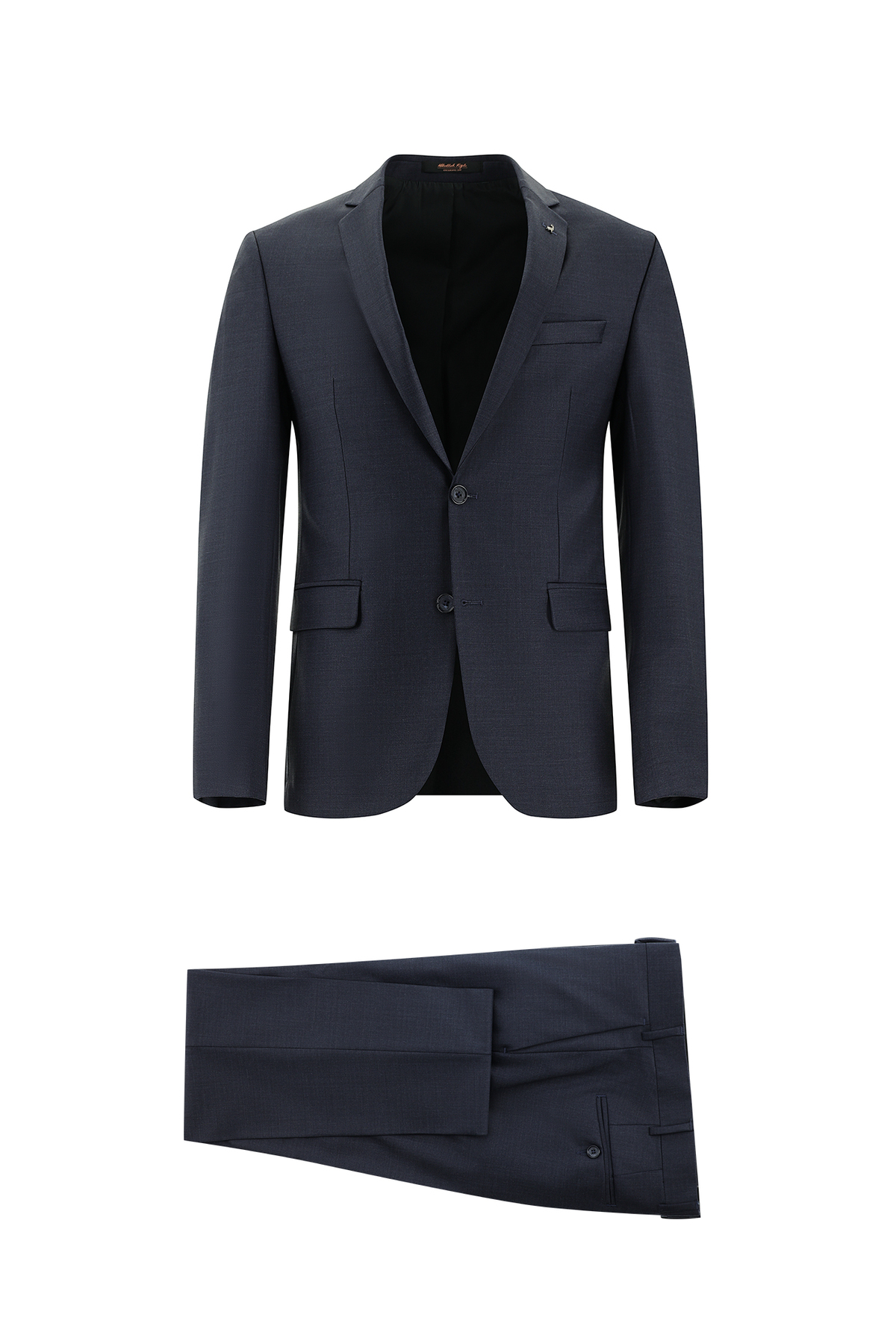 Abdullah Kiğılı Super Slim Fit Ekstra Dar Kesim Yünlü Klasik Takım Elbise — سرمهای ASSZ1D91DZ017
