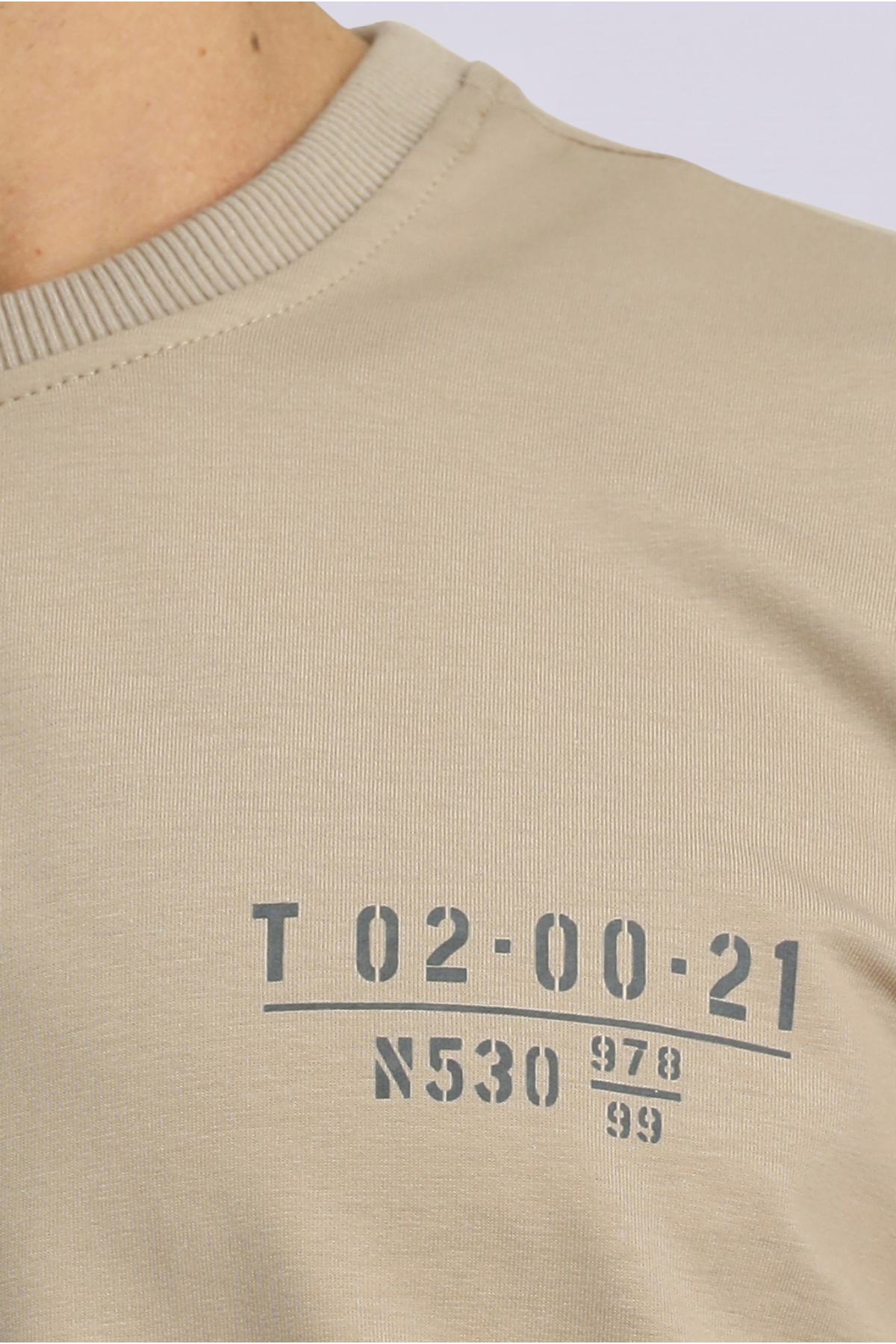 Kiğılı Bisiklet Yaka Regular Fit Baskılı Pamuklu Sweatshirt görsel 6