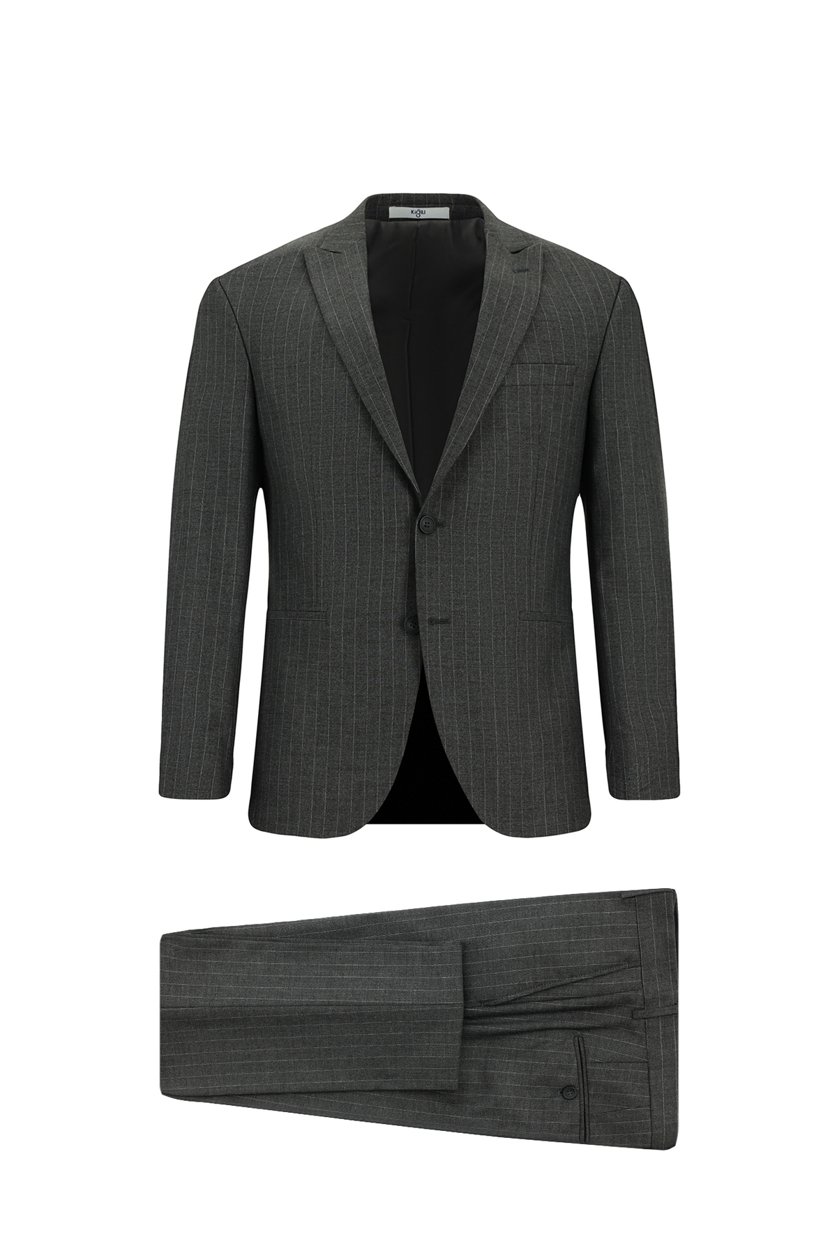 Kiğılı 7 Drop Super Slim Fit Extra Slim Fit Striped Suit