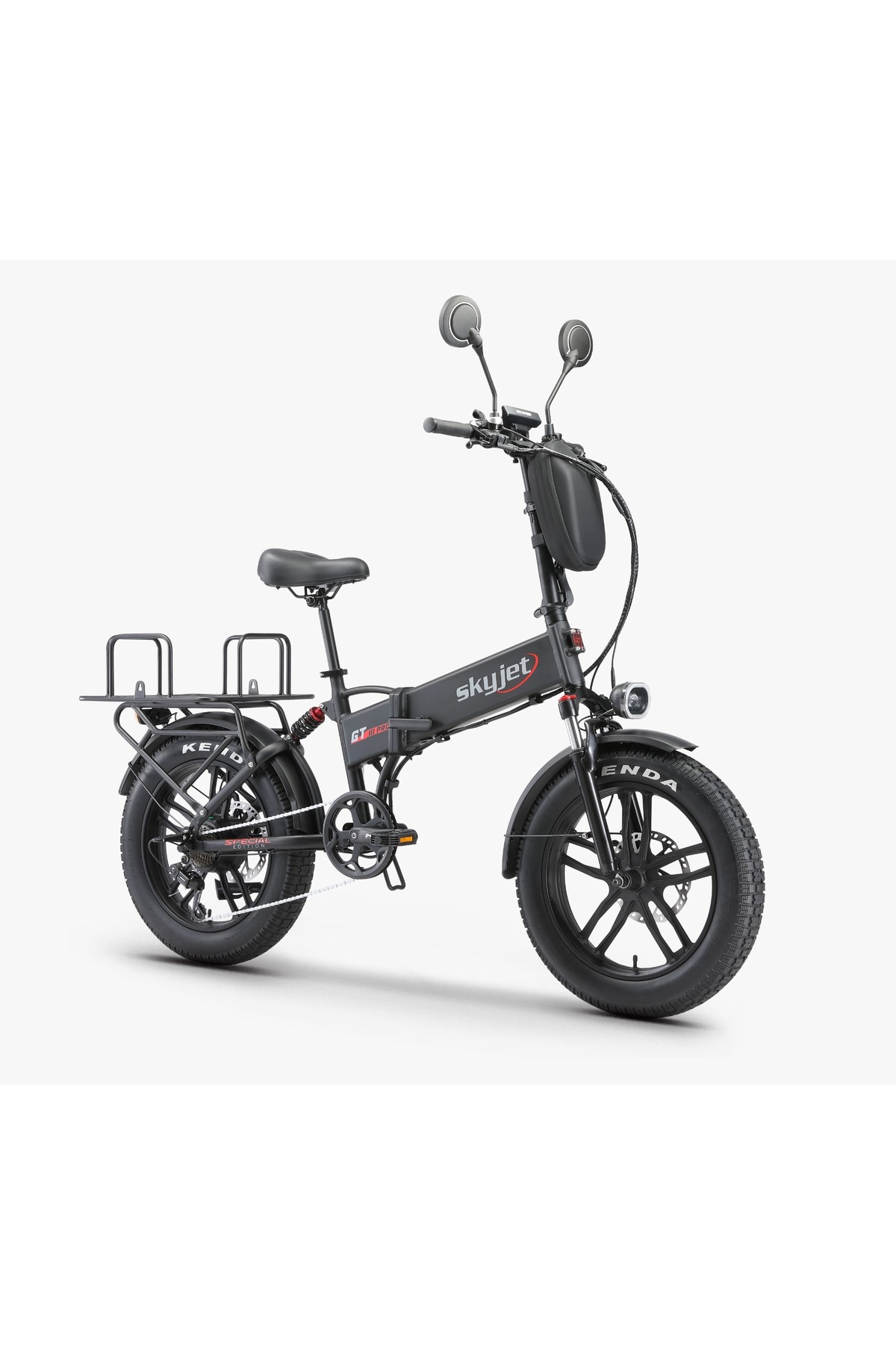 Skyjet Gtiii Pro 1000w Elektri̇kli̇ Bi̇si̇klet Ayna Çanta Ve El Gazi Hedi̇yeli̇