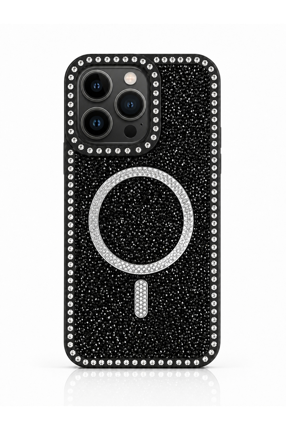 Premium Gem ONLY İPHONE 16 PROMAX COMPATIBLE Luxury Phone Case with Stylish Aesthetic Elegant Diamond Gem Standing Out WITH Sparkly Gem Details...