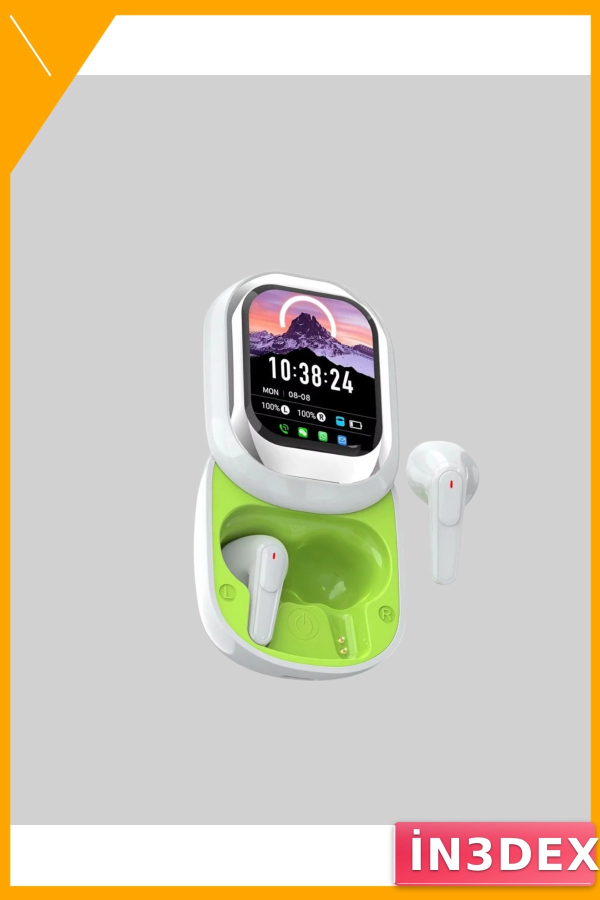 Kablosuz Bluetooth Kulaklık V5.4 Dokunmatik Ekranlı Aktif Gürültü Azaltma