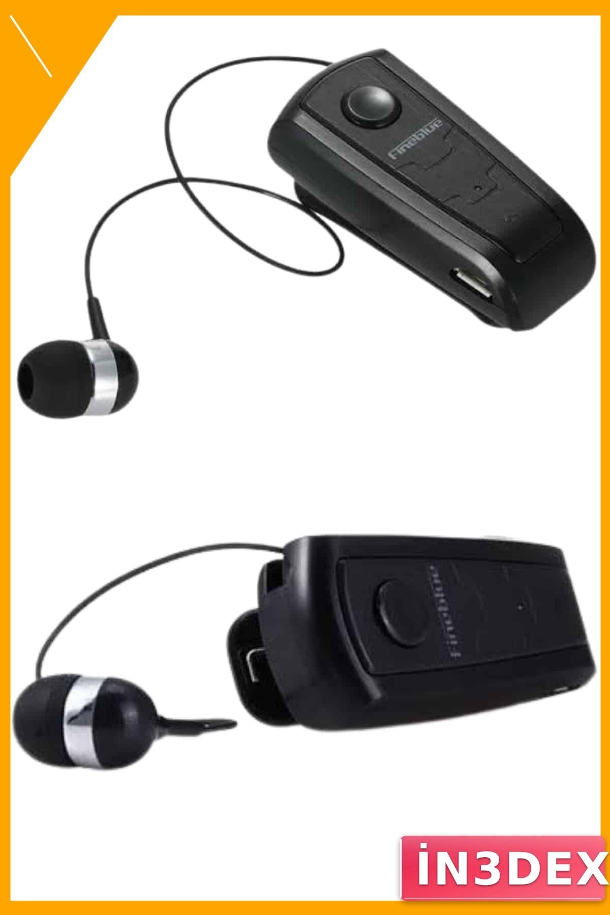 Bluetooth Kulaklık Mikrofonlu Makaralı Tüm Telefonlarla Uyumlu 6 Saat Kesintisiz