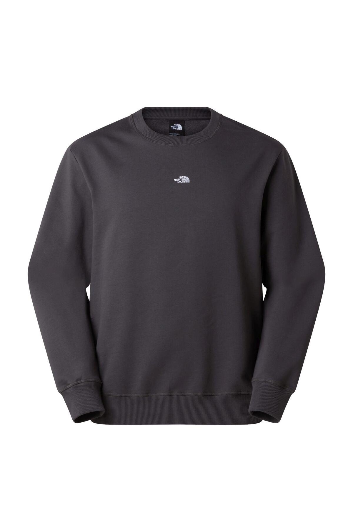 THE NORTH FACE U ESSENTIAL LIGHT RELAXED CREW Unisex Sweatshirt NF0A8GQCRHI1 Gri-XL