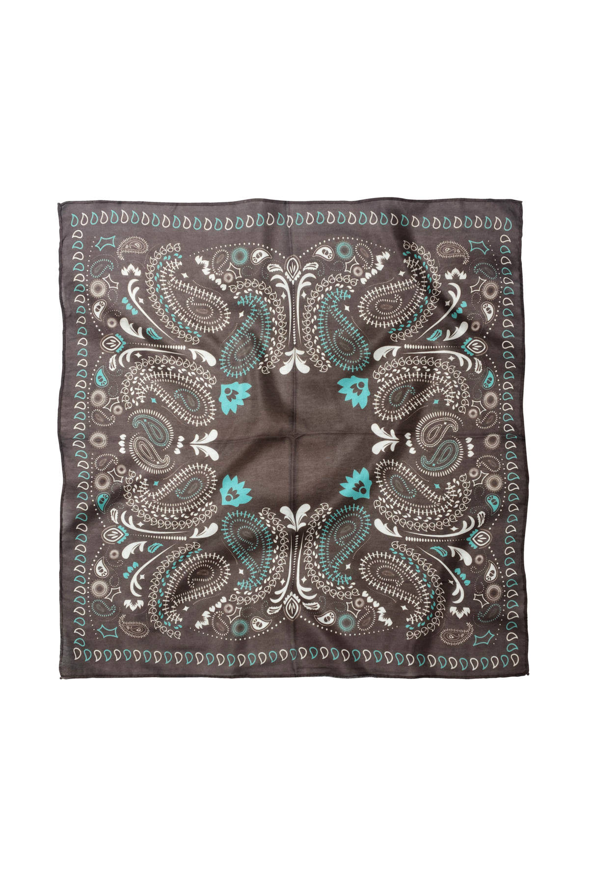 Cotton Polyester Shawl Patterned Scarf / Bandana 60x60cm