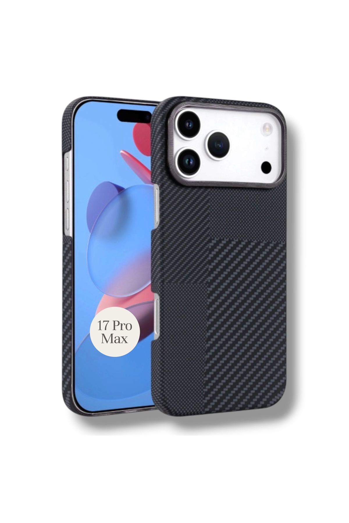 Iphone 17 Pro Max Compatible Vega Carbon Fiber Premium Luxury Slim Magsafe Phone Case