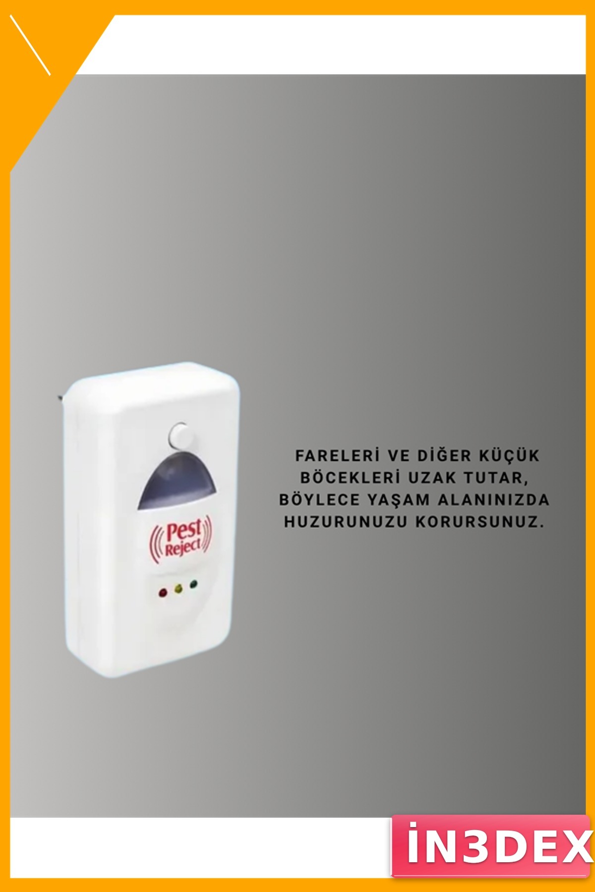 Ultrasonik Ses Dalgalı Haşere Kovucu Cihaz Kimyasalsız