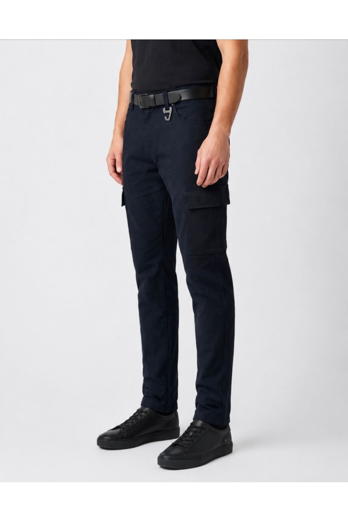 BeyzDenim LİKRALI KARGO BÜYÜK BEDEN GABARDİN PANTOLON KLASİK