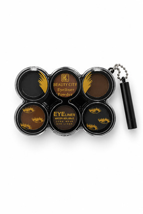 beautycity Beauty City Eyeliner Powder Palette 6 Renk Waterproof