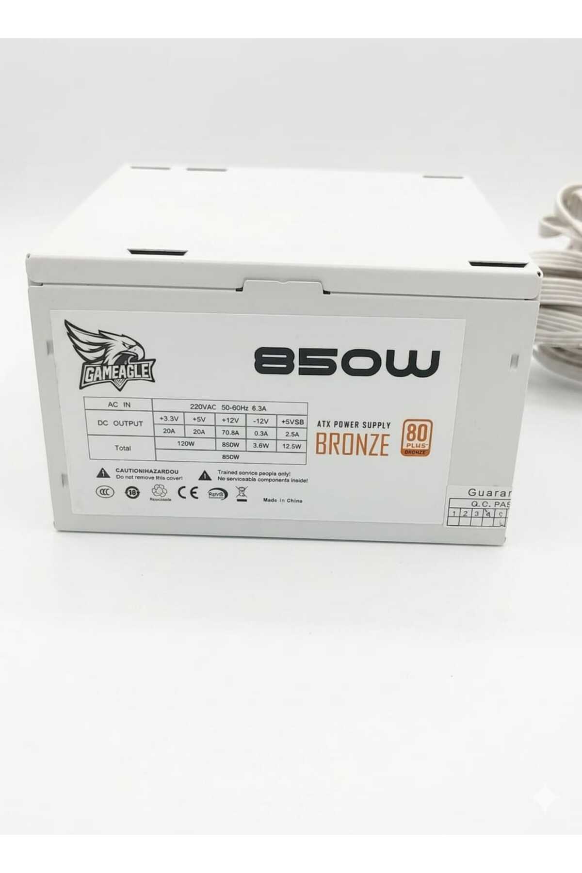 gameagle 850W +80 BRONZE ATX GÜÇ KAYNAĞI BEYAZ ( PSU ) - Fiyatı