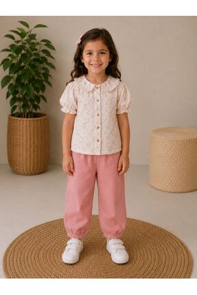 çelik kids Kız Çocuk Vintage Görünümlü Takım