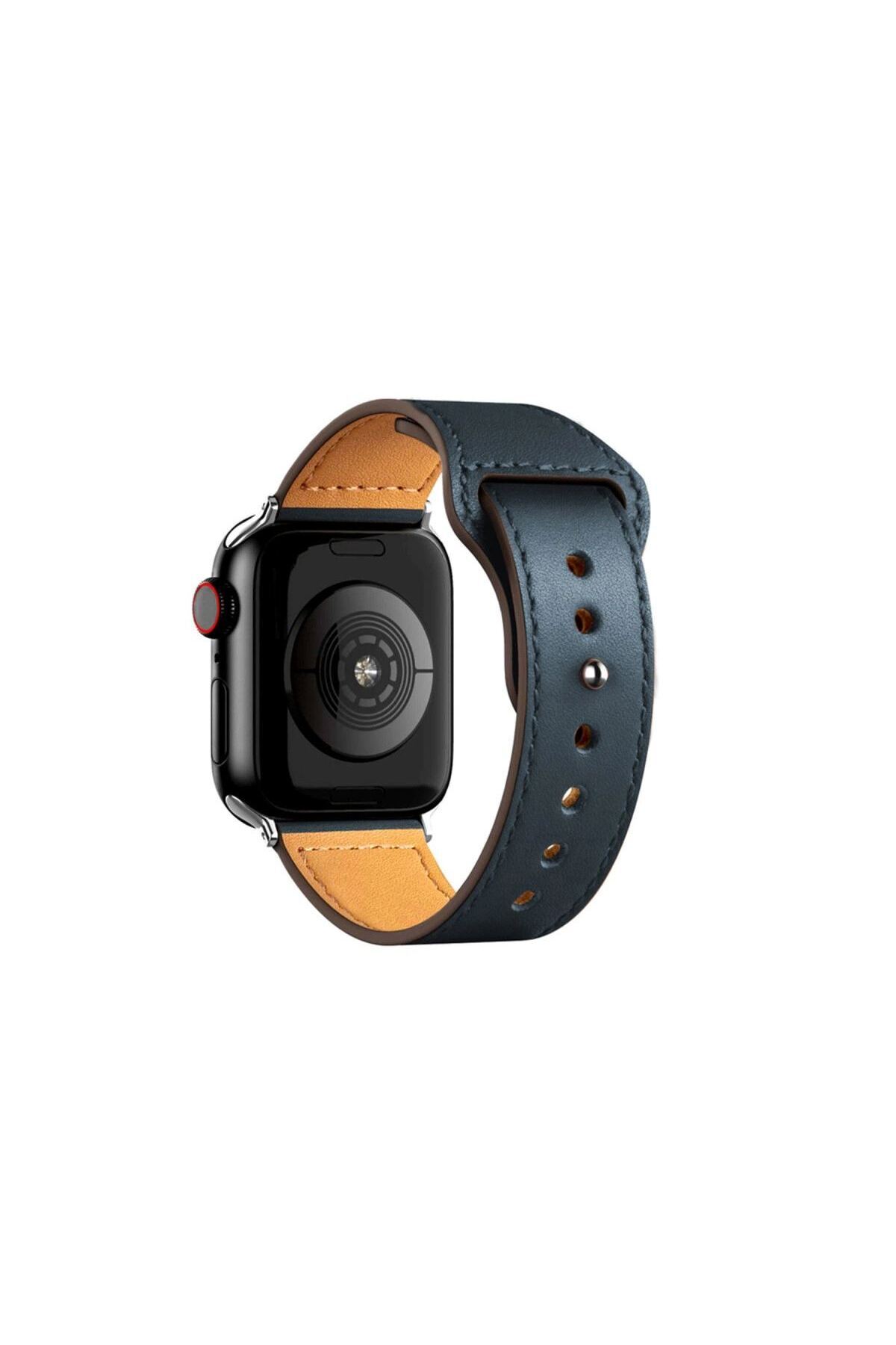 Watch 38mm Kr415 Luaz Deri Kordon (saat Değildir) - Lacivert