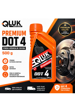 QLUK DOT4 Yüksek Fren Hidrolik Sıvısı 500 Gr