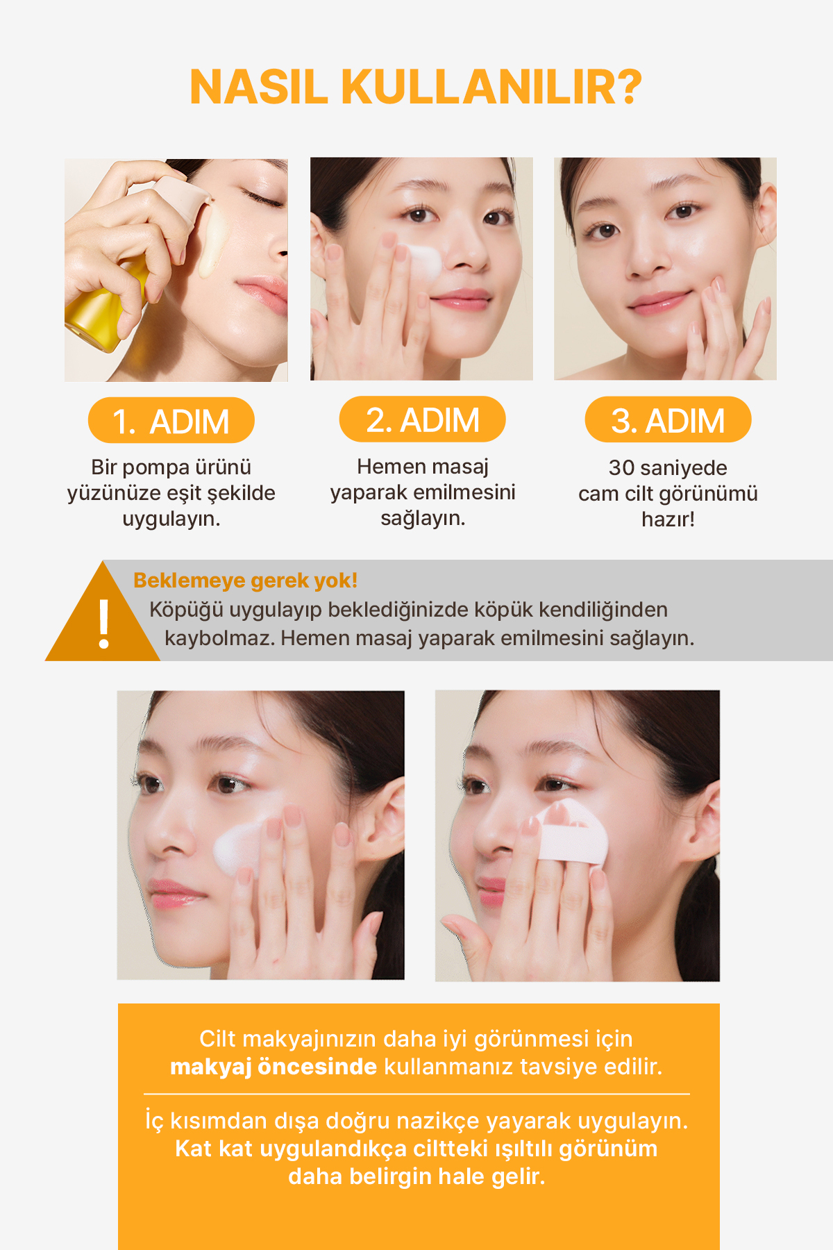 Leke Karşıtı&Aydınlatıcı Niasinamid İçeren Köpük Maske 30 Seconds Quick Bubble Mask (Bright) — 8809739130123 — تصویر 7 از 8