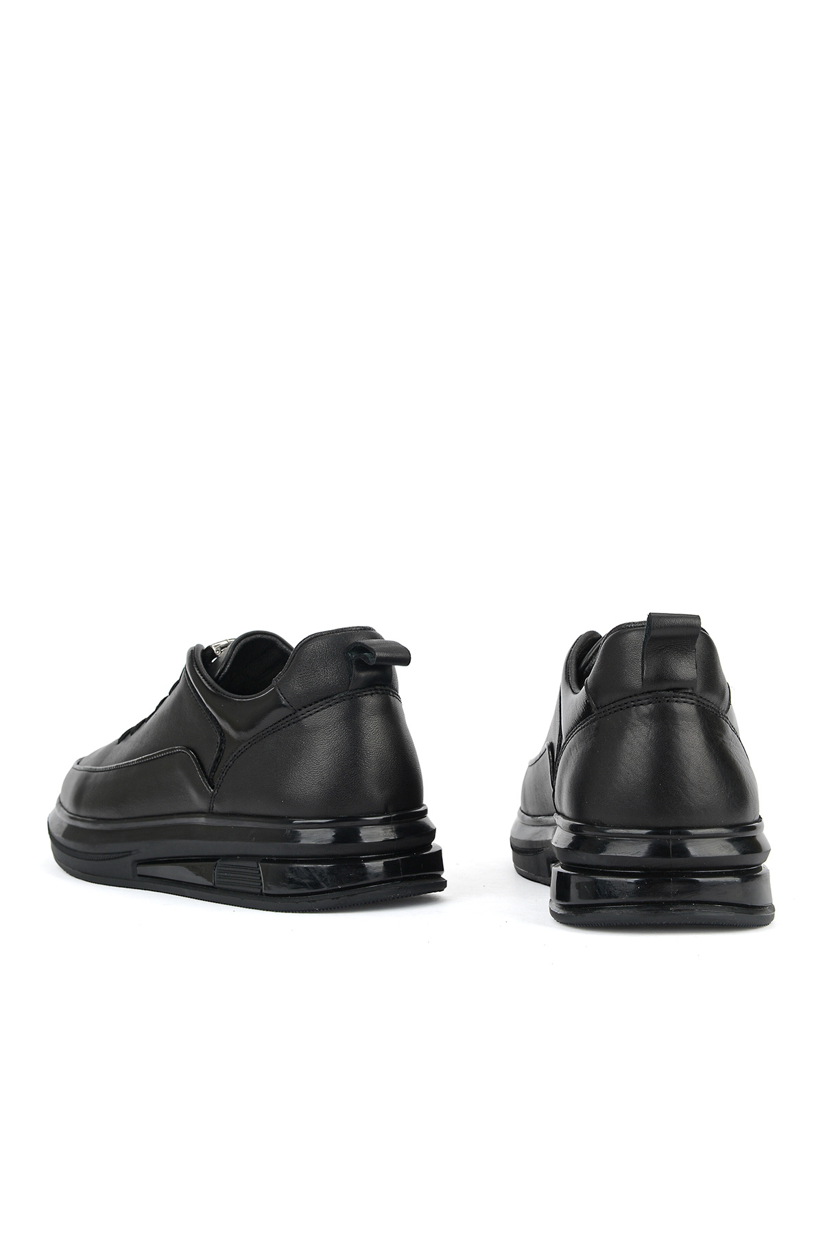 Ziya , Erkek Hakiki Deri Sneaker 1611037Z2583 Siyah görsel 3