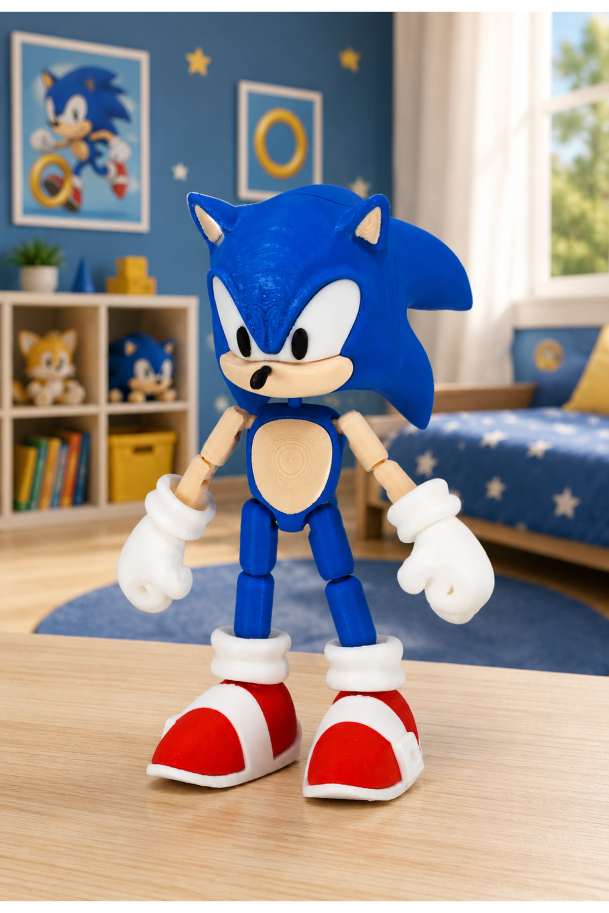 RUBYTAKI Kirpi Sonic | Oynar Eklemli Hareketli | Oyuncak Figür RUBYTAKI Kirpi Sonic | Oynar Eklemli Hareketli | Oyuncak Figür