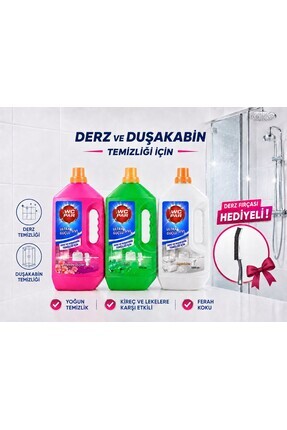 Walent Wcpar 1000 GR 3 Adet Ultra Güçlü Sıvı Pembe Düşler Fresh Beyaz Sabun K...