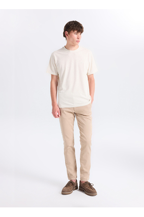Altınyıldız Classics Bej Erkek Slim Fit Pantolon ACE001262039