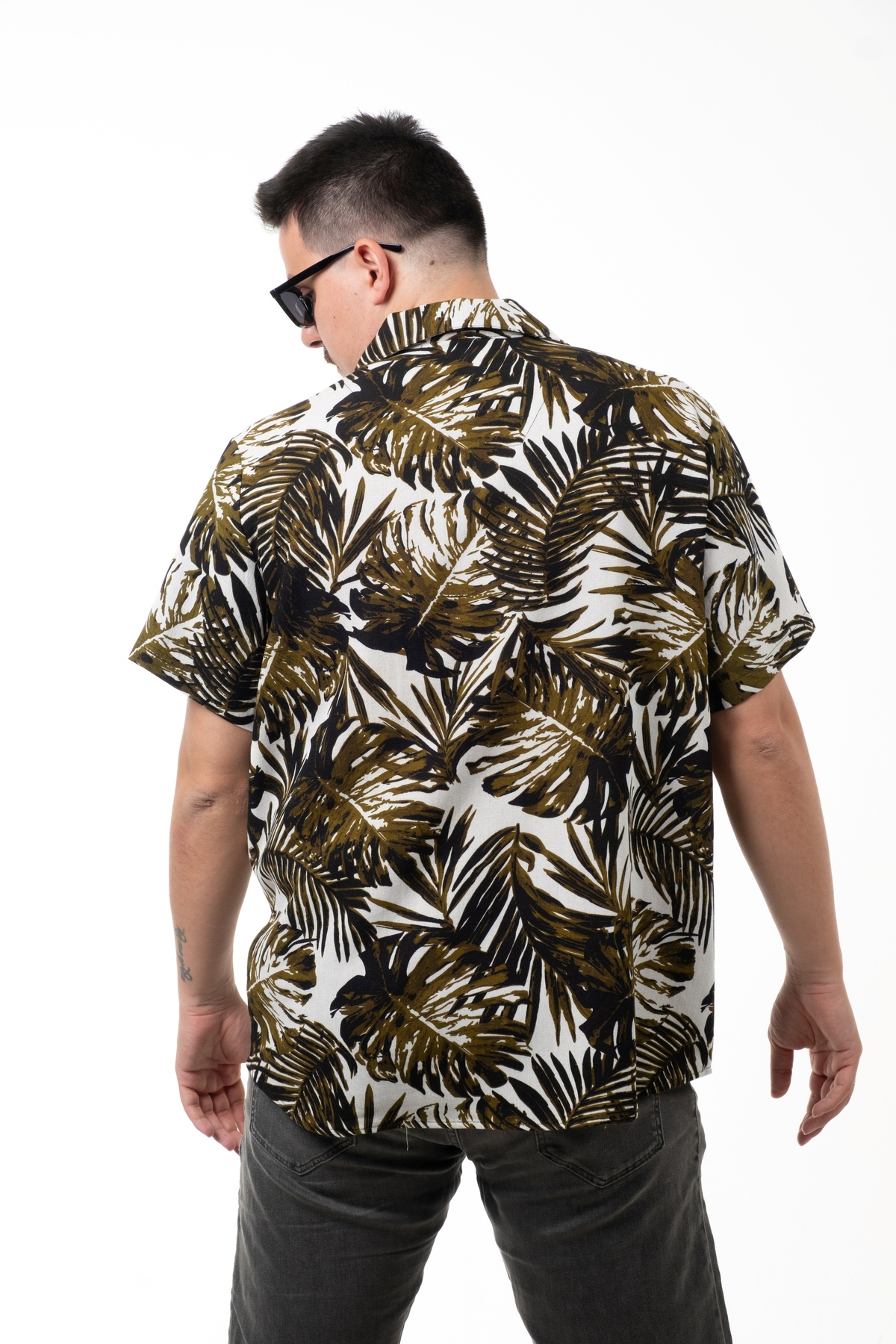SÖR BÜLEND Erkek Büyük Beden Hawaii Kısa Kollu Yazlık Gömlek görsel 3