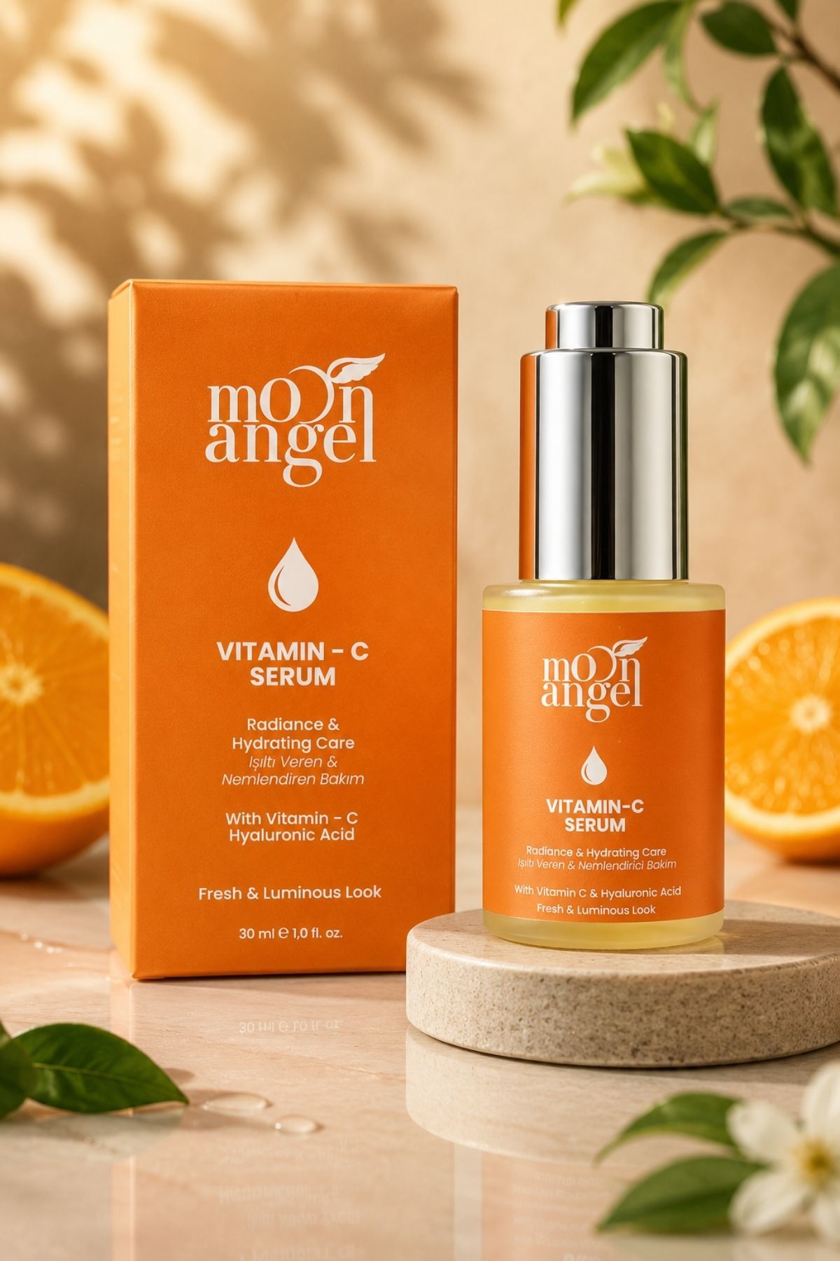 Vitamin C Serum (Hyaluronik Asit) Aydınlatıcı Cilt Tonu Eşitleyici Bakım Serumu 30 ml — görsel 1