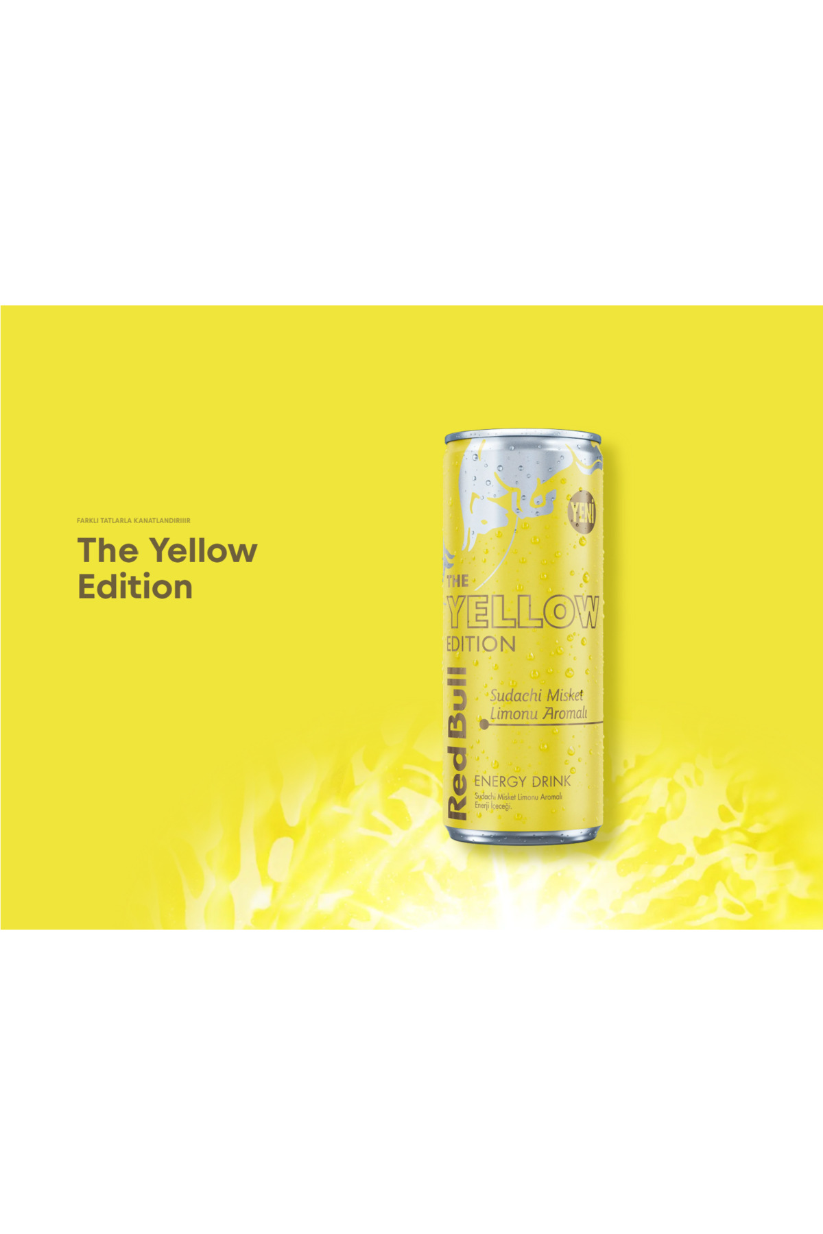 Red Bull The Yellow Edition Sudachi Misket Limonu Aromalı Enerji