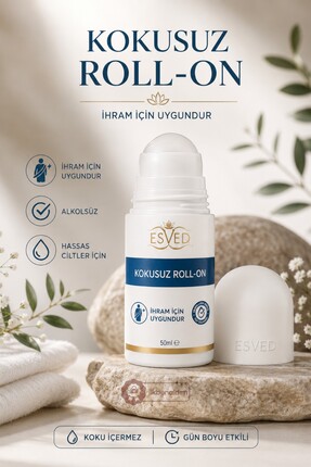 İlkbenaldim İhrama Uygun Kokusuz Roll On 50ml Hac ve Umre için Roll On | Parf...