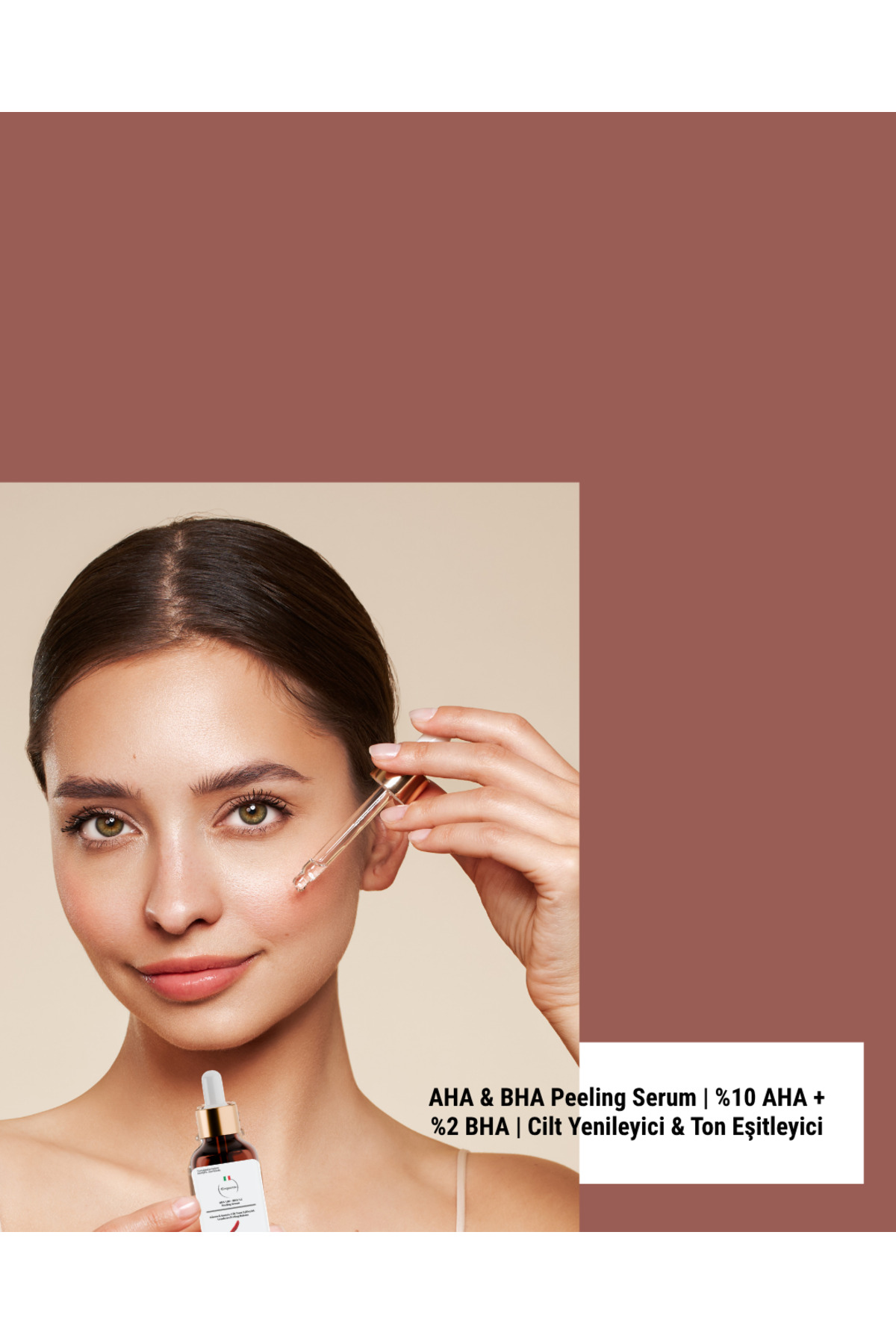 سرم آلفا آربوتین + سرم AHA BHA + نیاسینامید - ضد لک، سفت کننده منافذ، رنگ پوست در شب - cınq3lü — تصویر 2 از 7