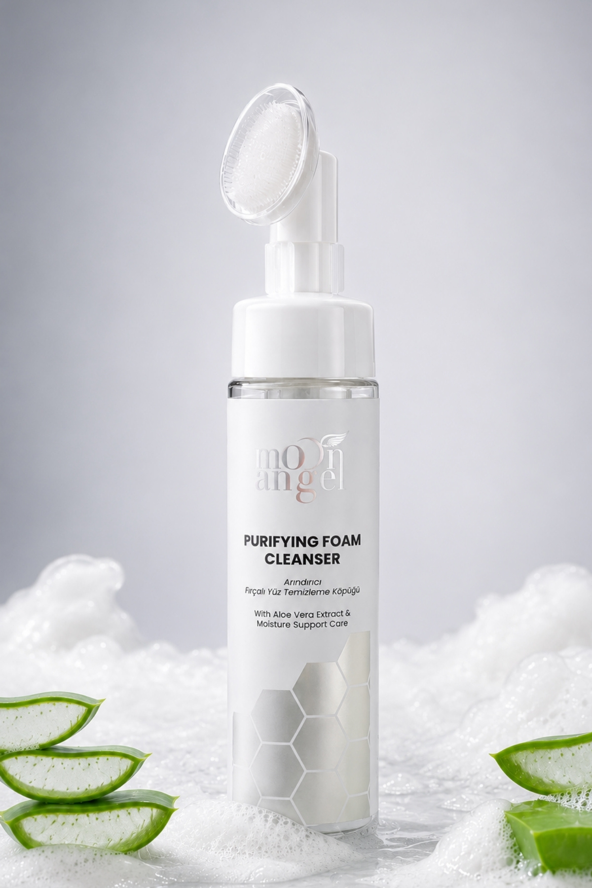 Purifying Foam Cleanser Fırçalı Yüz Temizleme Köpüğü Aloe Vera Özlü Temizleyici 150 ml — görsel 2 · 8685218400877