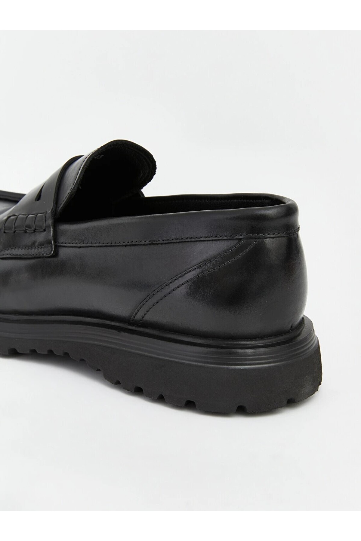 LC Waikiki LCW STEPS Siyah Hakiki Deri Erkek Klasik Ayakkabı görsel 6