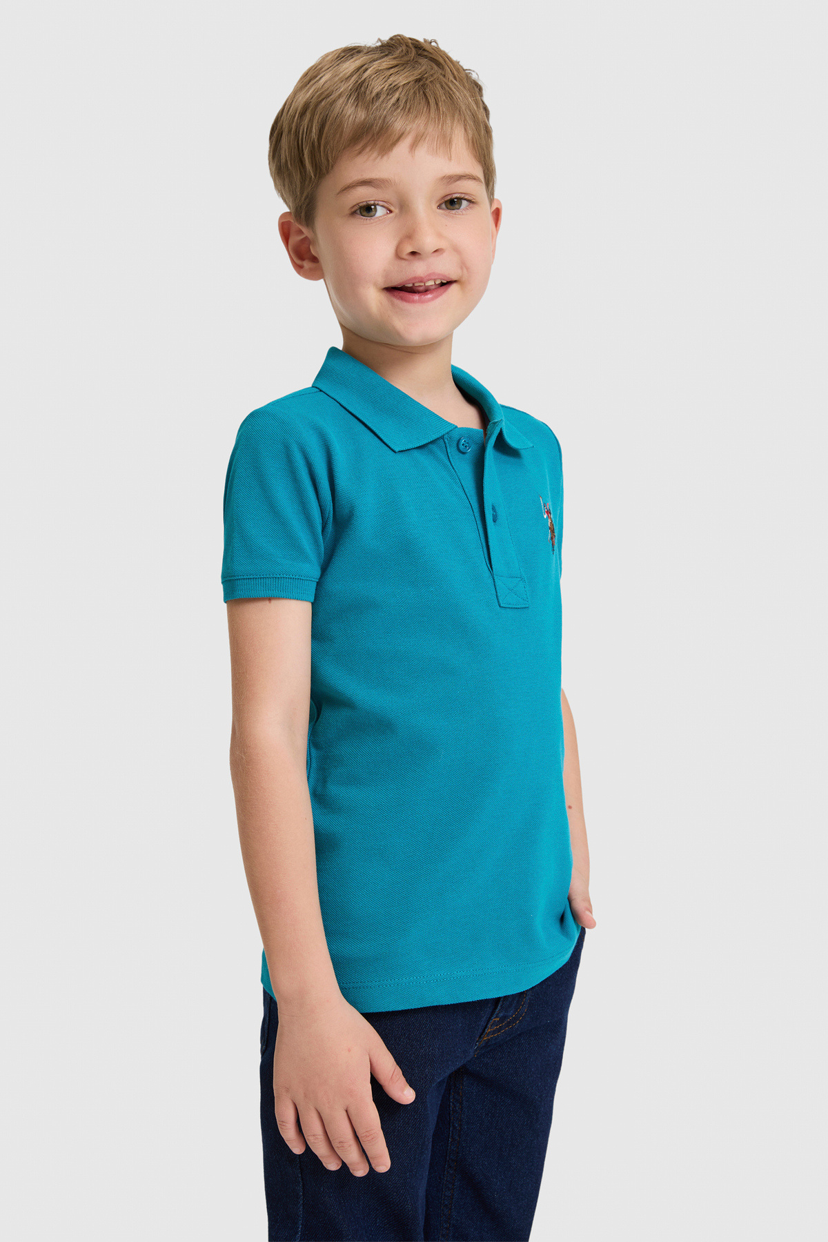 پولوشرت پسرانه یقه پلو | یو اس پولو U.S. Polo Assn. 50325608 TR - تصویر 3