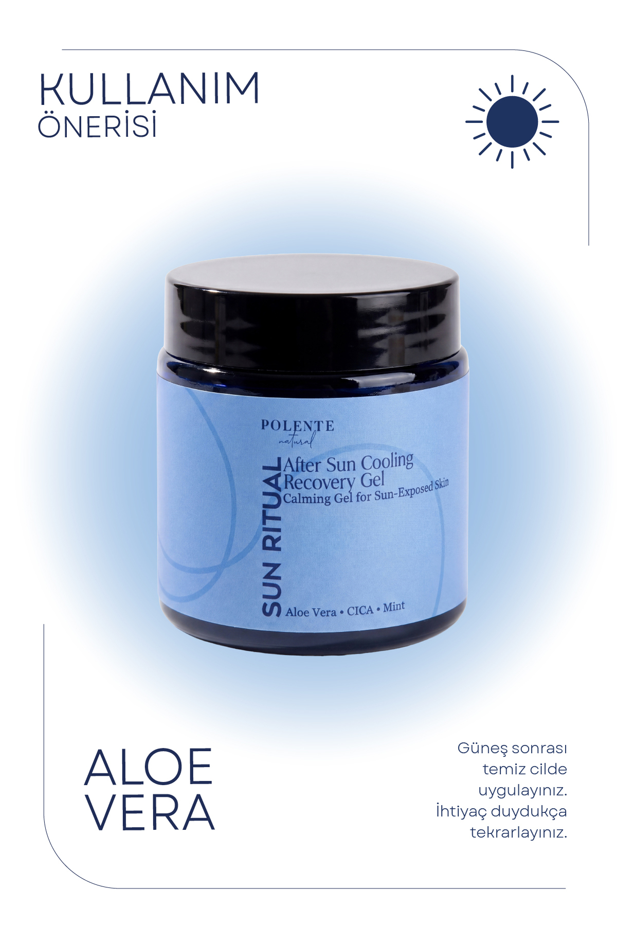 After Sun Cooling & Recovery Gel - Güneş Sonrası Serinletici & Yatıştırıcı Jel (100 ml) — Bronzlaştırıcı Seri — تصویر 4 از 5