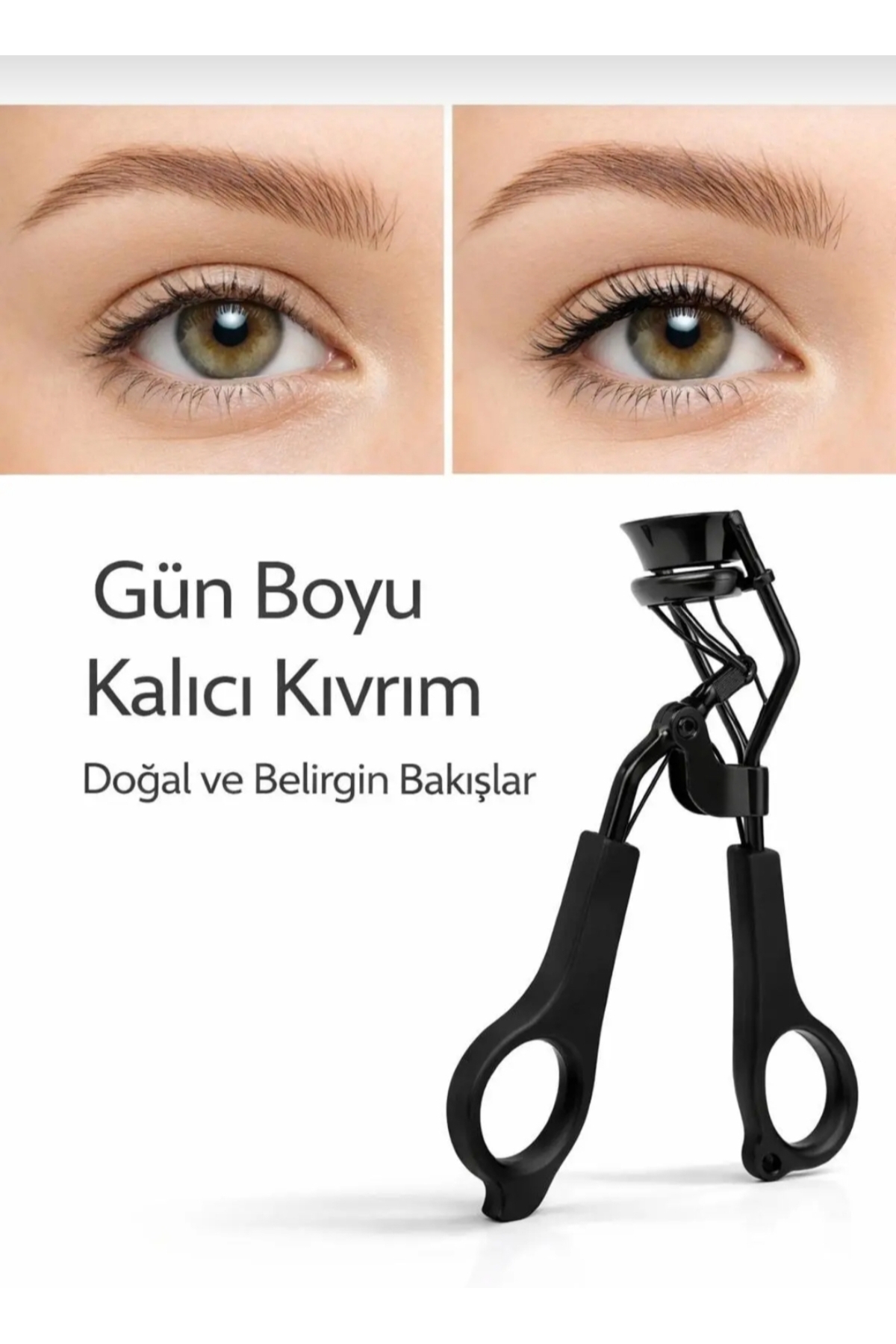 Kirpik Kıvırıcı • Profesyonel Kirpik Kıvırıcı • Acıtmayan Kirpik Kıvırıcı • Yedek Lastikli • Mat Siyah — مشکی Mac Stil Kirpik Kıvırıcı — تصویر 3 از 5